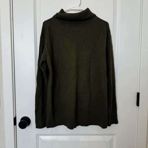 Peruvian Connection Green Wool Turtleneck Sweater Women’s Size XS - Picture 2 of 6